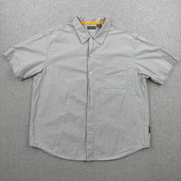Levi's Other - Vintage Levis Shirt Mens XL Gray Check Silvertab Y2K Button Up Short Sleeve